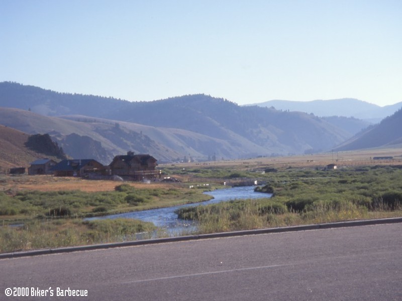 River Scenery - This picture refers to "Biker's Barbecue", page 156.