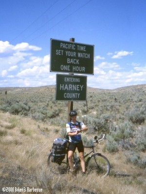 Cycling up to 25 Hours a Day - This picture refers to "Biker's Barbecue", page 167.