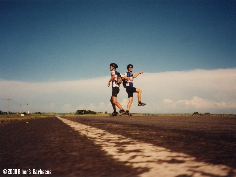 Bicycle Polka - This picture refers to "Biker's Barbecue", page 91.